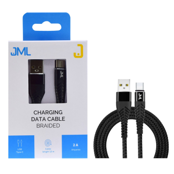 Kabel JML CD-110 USB TYP-C - 2A 1M BLACK
