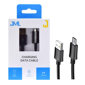 Kabel JML CD-113 USB MICRO - 2A 1M - BLACK
